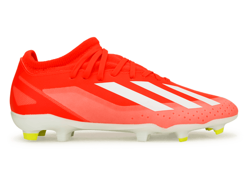 adidas Kids X Crazyfast League FG Solar Red/White