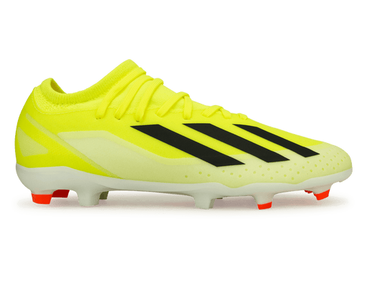 adidas Kids X Crazyfast League FG Solar Yellow/Core Black