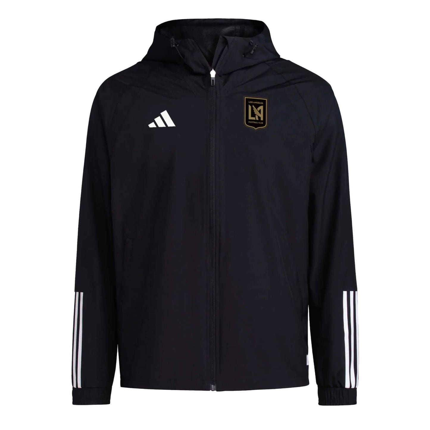 adidas Men's 2024 LAFC Tiro 23 AW Jacket Black/White