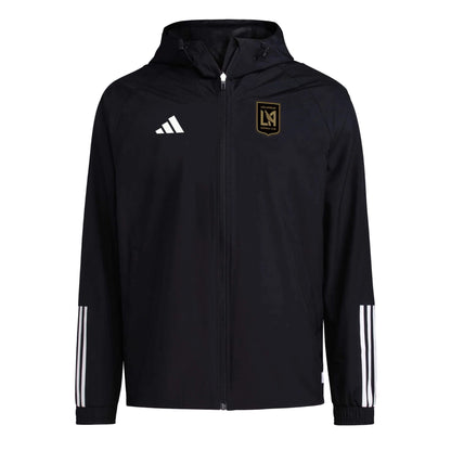 adidas Men's 2024 LAFC Tiro 23 AW Jacket Black/White