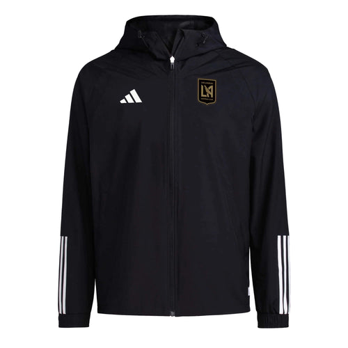 adidas Men's 2024 LAFC Tiro 23 AW Jacket Black/White