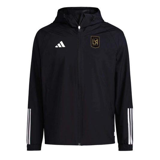 adidas Men's 2024 LAFC Tiro 23 AW Jacket Black/White
