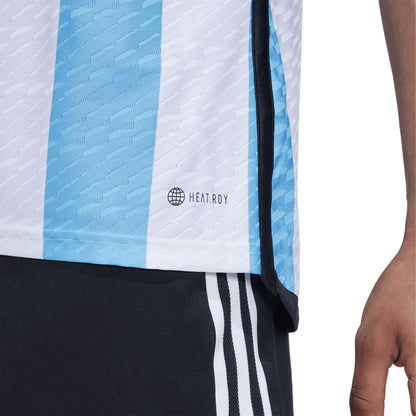 adidas Men's Argentina 2022/23 Authentic Home Jersey White/Light Blue