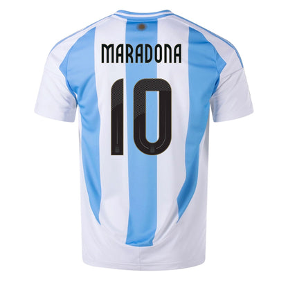 adidas Men's Argentina 2024/25 Home Jersey w/ Maradona #10 Printing