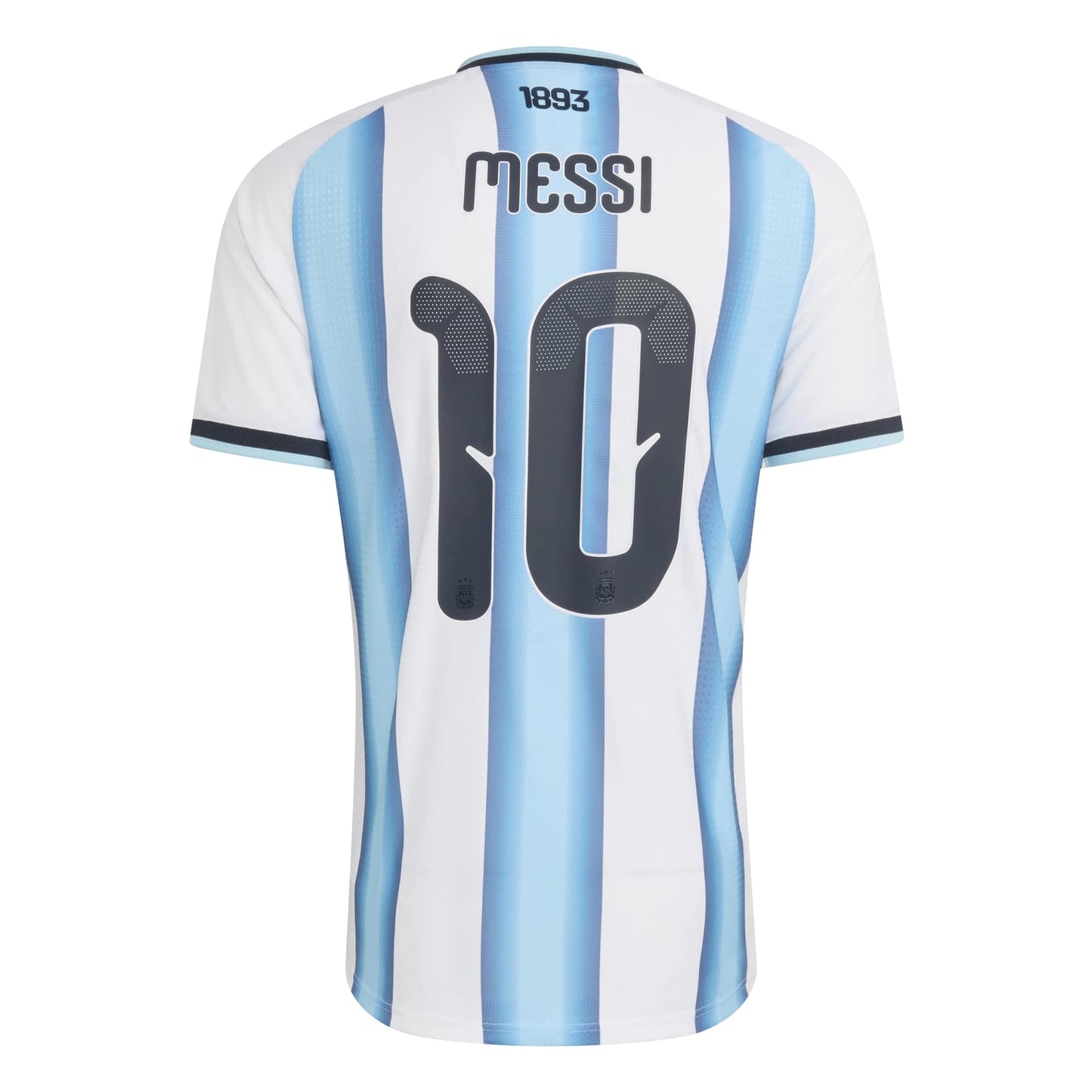 adidas Men's Argentina World Cup 2026 Authentic Home Jersey w/ Messi #10 Printing