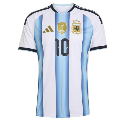 adidas Men's Argentina World Cup 2026 Home Jersey w/ Messi #10 Printing
