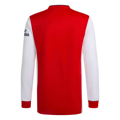 adidas Men's Arsenal 2021/22 Long Sleeve Home Jersey Red/White