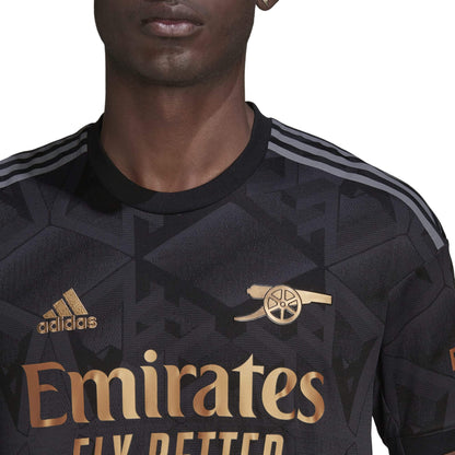 adidas Men's Arsenal 2022/23 Authentic Away Jersey Black