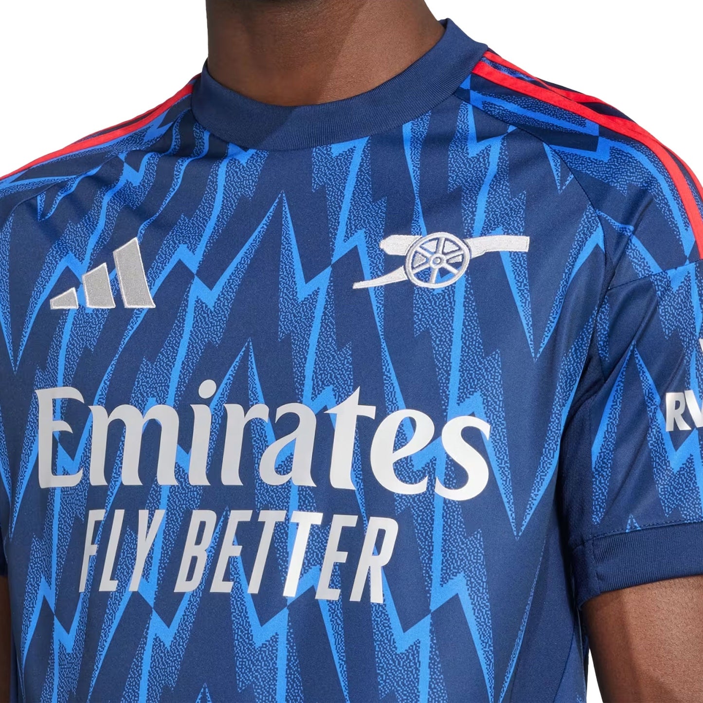 adidas Men's Arsenal 2025/26 Away Jersey Night Indigo/Grey Two