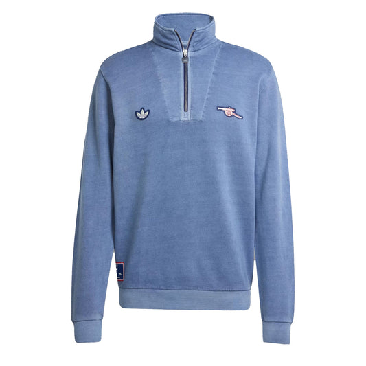 adidas Men's Arsenal 2025/26 Icon 1/4 Zip Blue