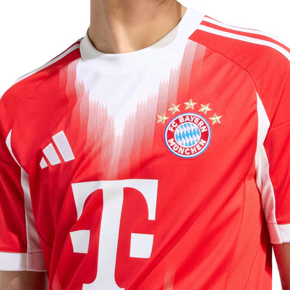 adidas Men's Bayern Munich 2025/26 Home Jersey Red/White