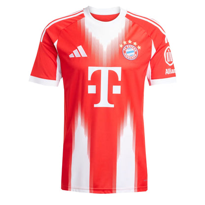 adidas Men's Bayern Munich 2025/26 Home Jersey Red/White