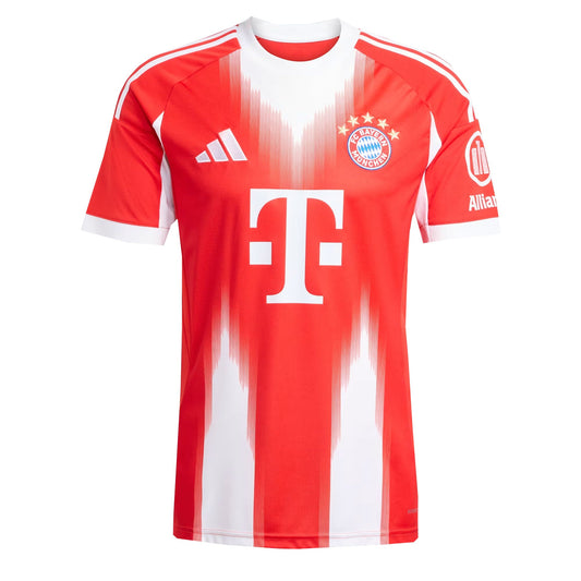 adidas Men's Bayern Munich 2025/26 Home Jersey Red/White