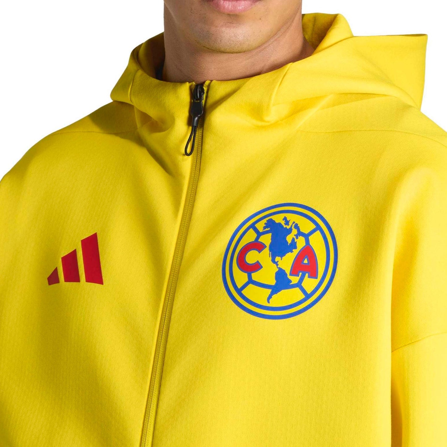 adidas Men's Club America 2025/26 Anthem Jacket Yellow