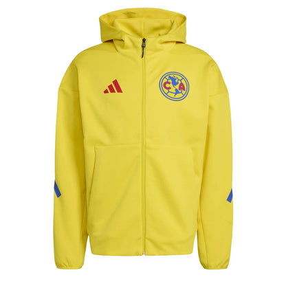 adidas Men's Club America 2025/26 Anthem Jacket Yellow