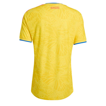adidas Men's Colombia World Cup 2026 Authentic Home Jersey Yellow