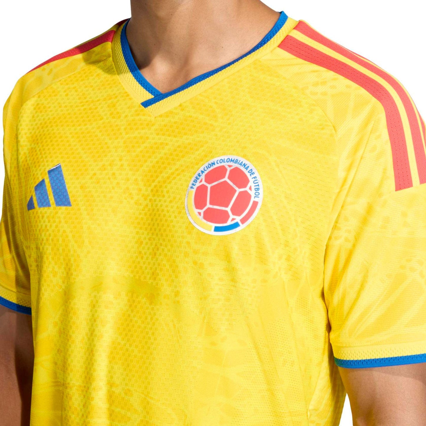 adidas Men's Colombia World Cup 2026 Authentic Home Jersey Yellow