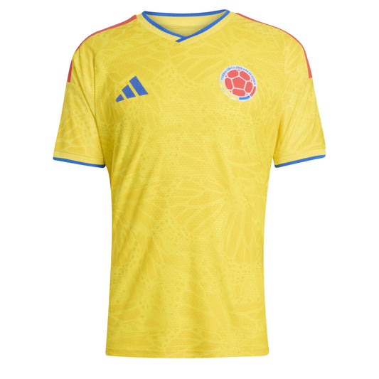 adidas Men's Colombia World Cup 2026 Authentic Home Jersey Yellow