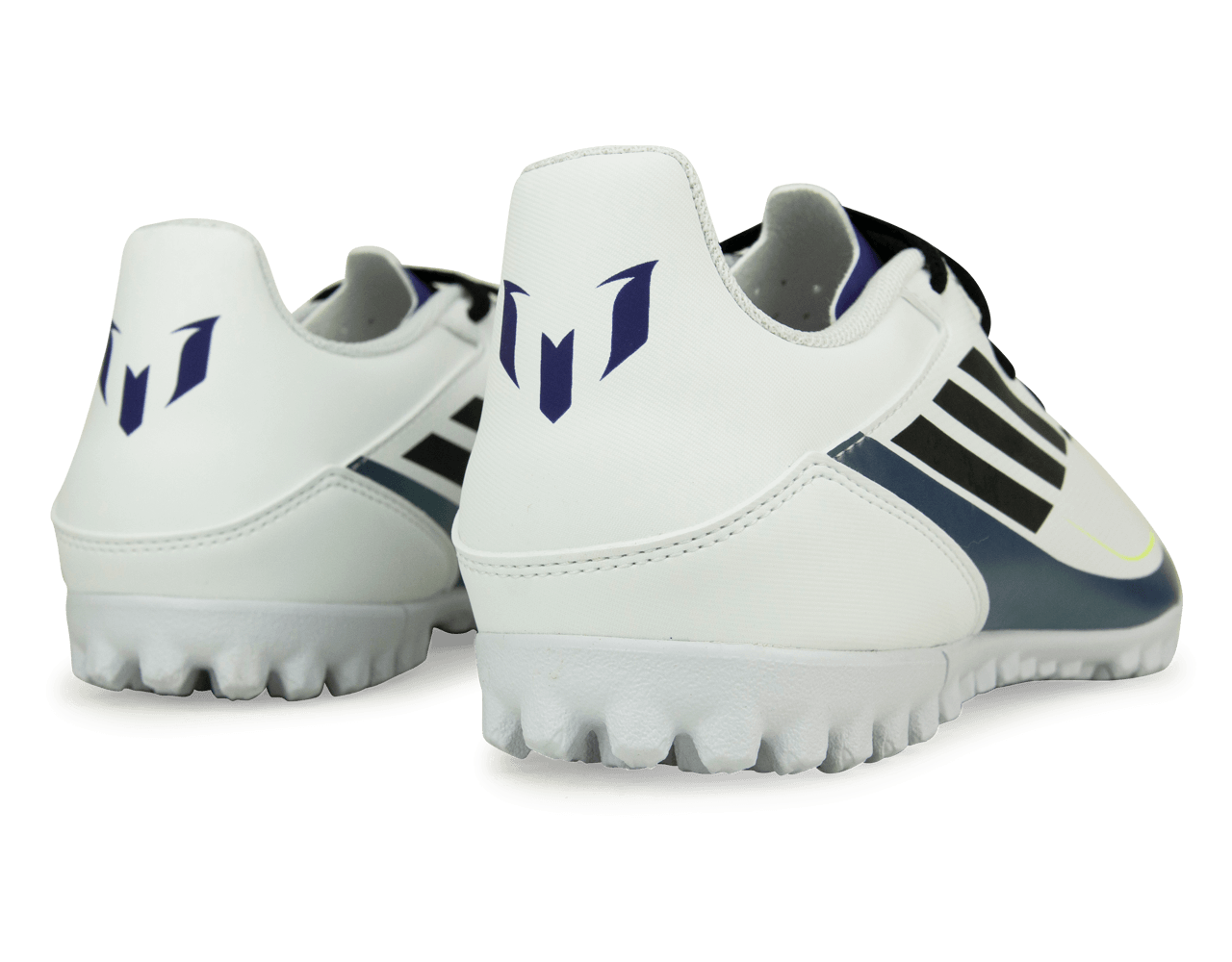 adidas Men's F50 Club Messi TF White/Black/Purple