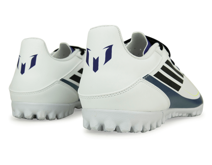 adidas Men's F50 Club Messi TF White/Black/Purple