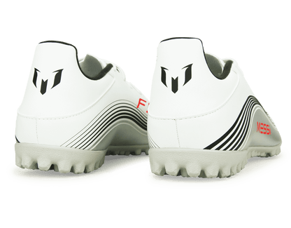 adidas Men's F50 Club Messi TF White/Red/Silver