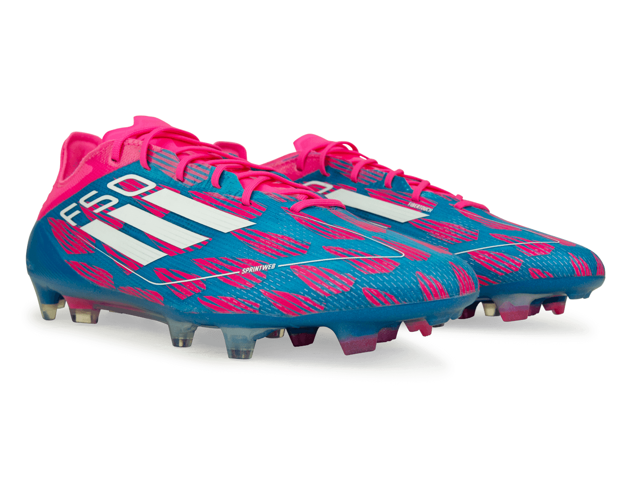 adidas Men's F50 Elite FG Blue/White/Pink