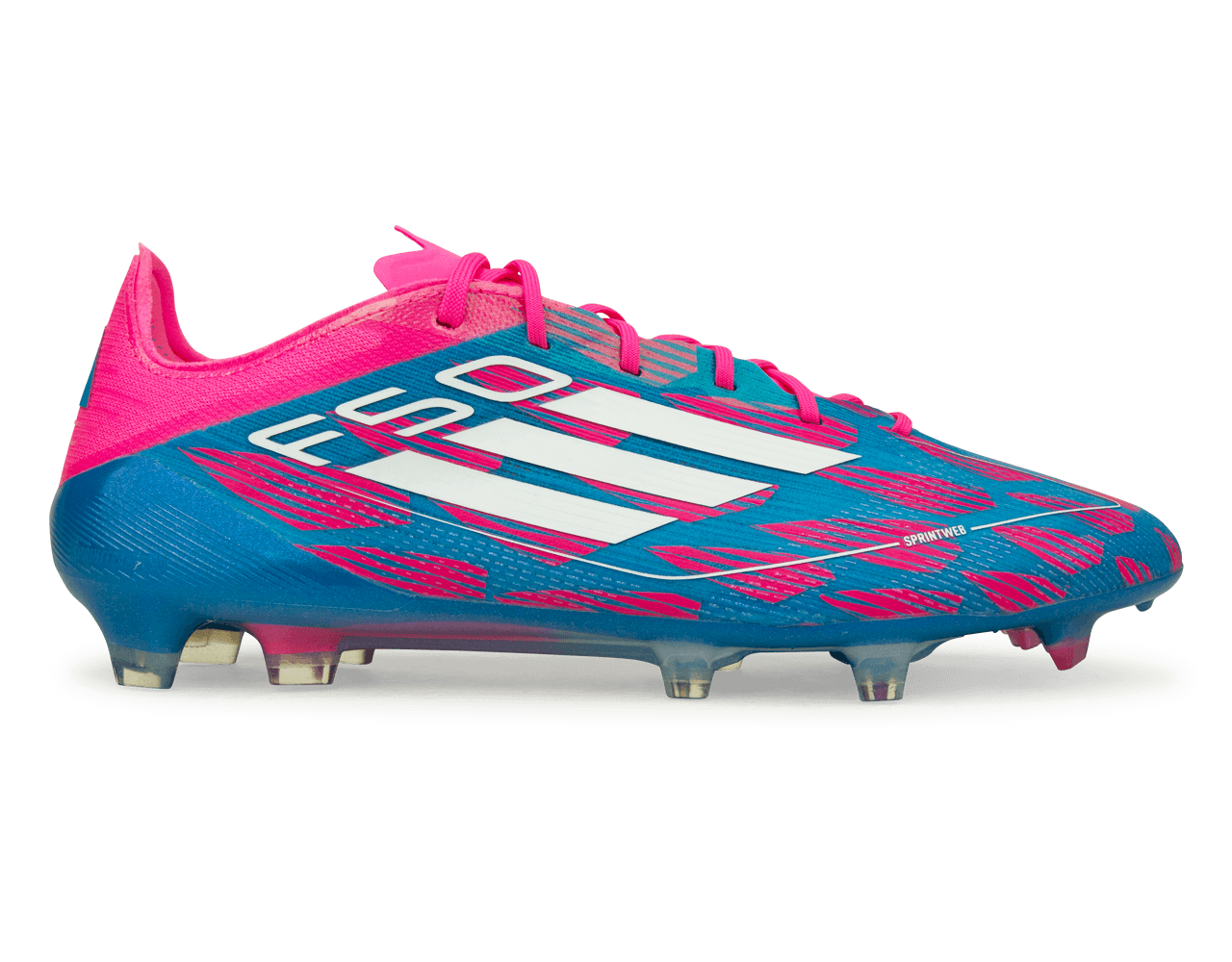 adidas Men's F50 Elite FG Blue/White/Pink