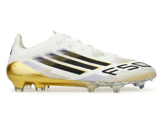 adidas Men's F50 Elite FG White/Black/Gold
