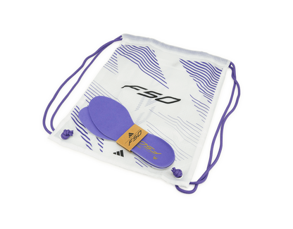 adidas Men's F50 Elite Laceless FG White/Black/Gold