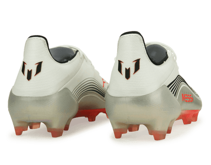adidas Men's F50 Elite Messi FG White/Red/Silver