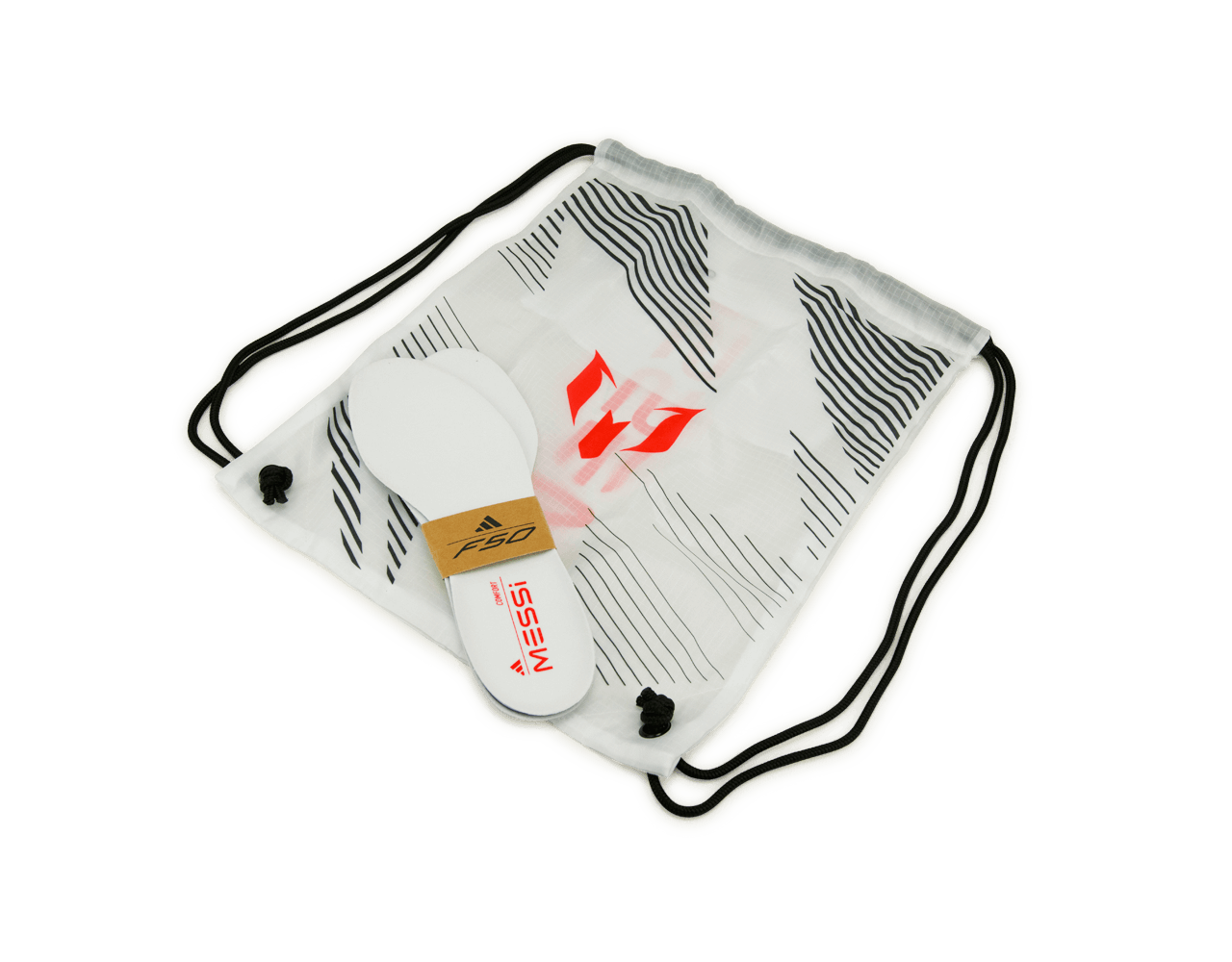 adidas Men's F50 Elite Messi FG White/Red/Silver