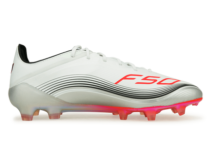 adidas Men's F50 Elite Messi FG White/Red/Silver