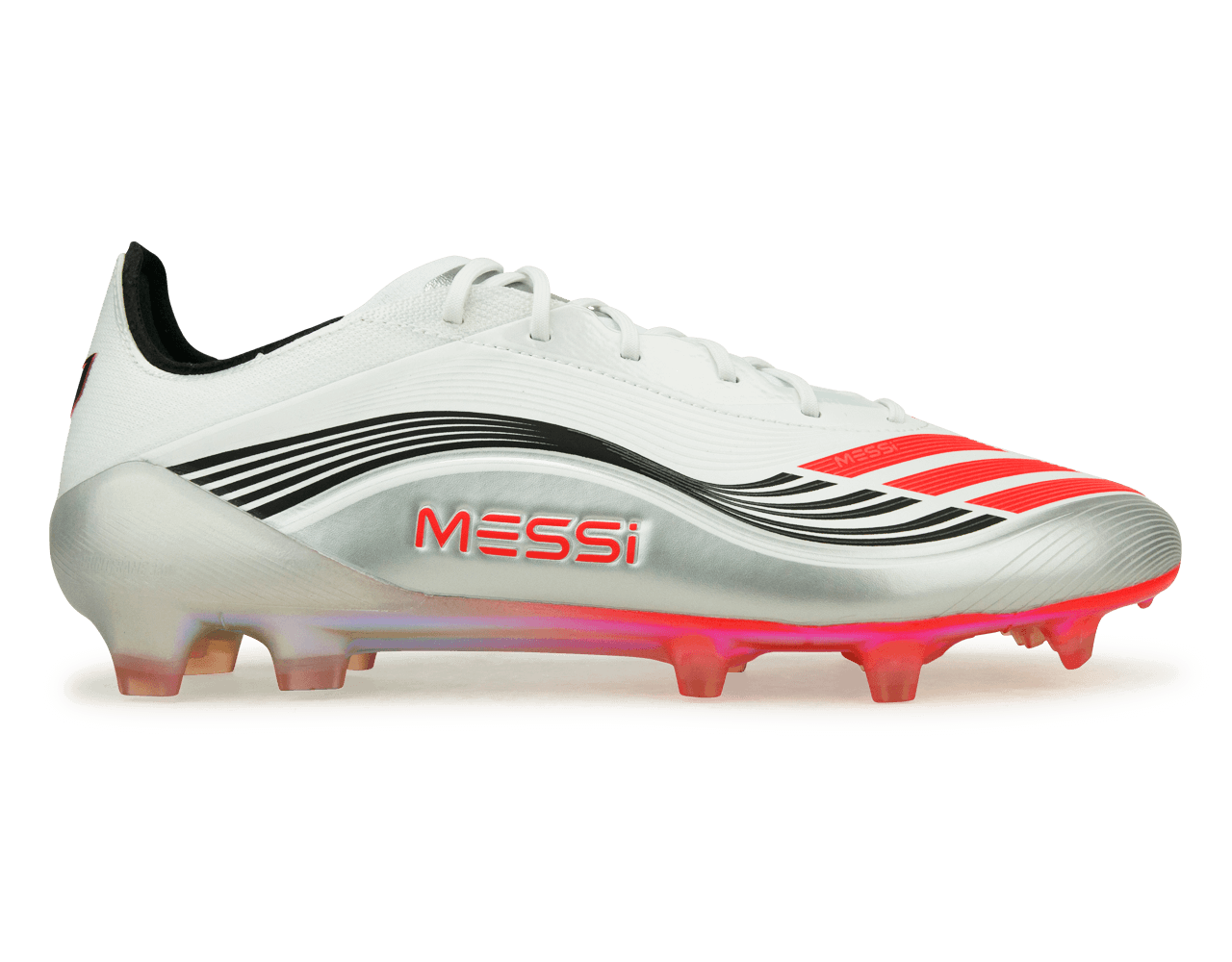 adidas Men's F50 Elite Messi FG White/Red/Silver
