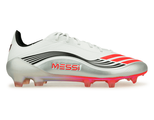 adidas Men's F50 Elite Messi FG White/Red/Silver
