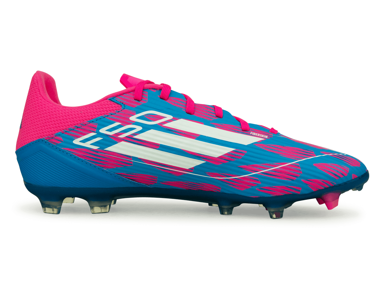 adidas Men's F50 League FG/MG Blue/White/Pink