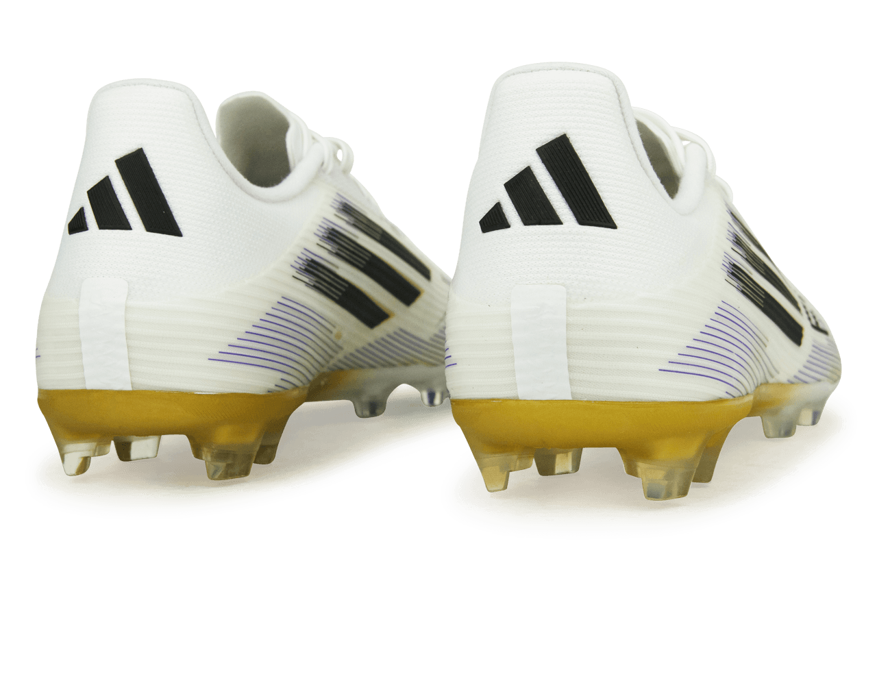 adidas Men's F50 League FG/MG White/Black/Gold