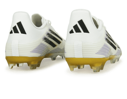 adidas Men's F50 League FG/MG White/Black/Gold