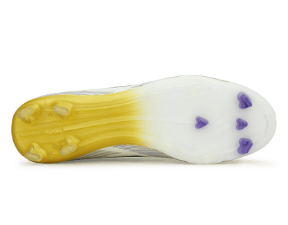 adidas Men's F50 League FG/MG White/Black/Gold