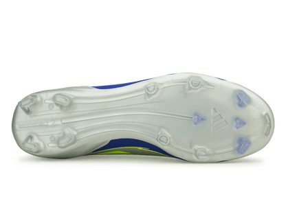 adidas Men's F50 League Messi FG/MG Silver/Volt/Blue