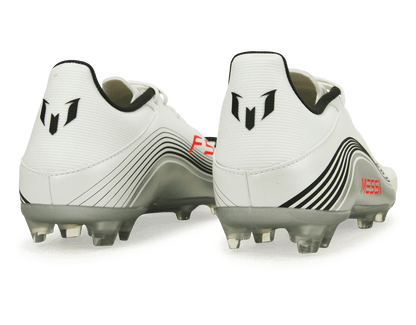 adidas Men's F50 League Messi FG/MG White/Red/Silver