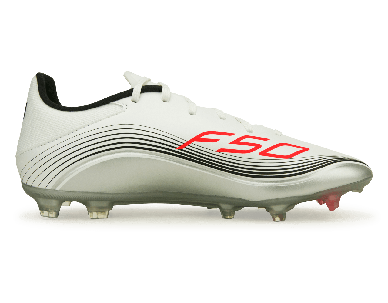 adidas Men's F50 League Messi FG/MG White/Red/Silver