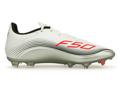 adidas Men's F50 League Messi FG/MG White/Red/Silver