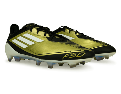 adidas Men's F50 Elite Messi FG Gold/Black/White