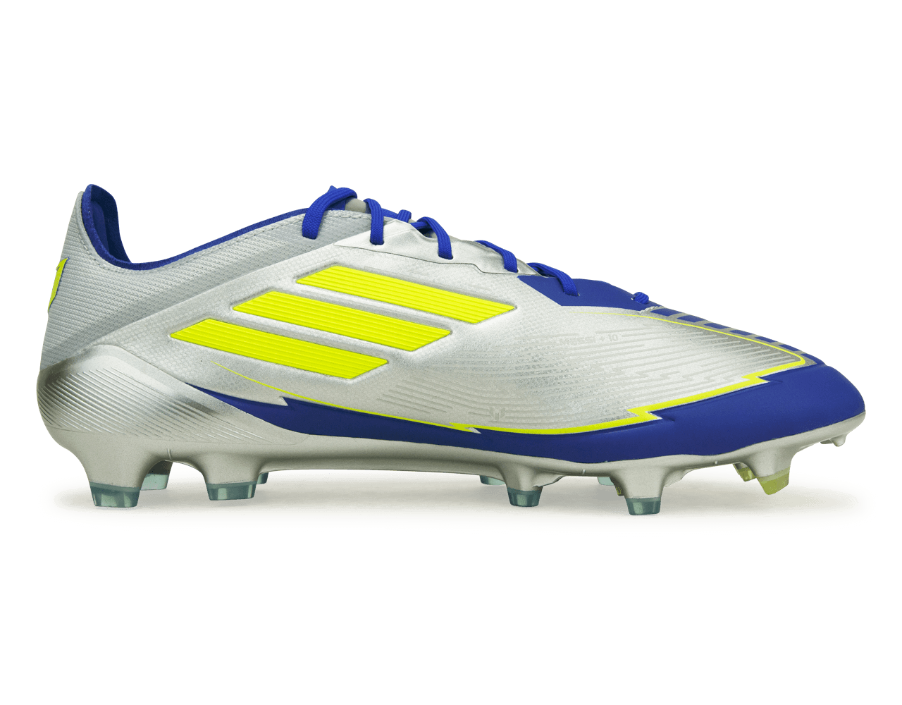 adidas Men's F50 Elite Messi FG Silver/Volt/Blue