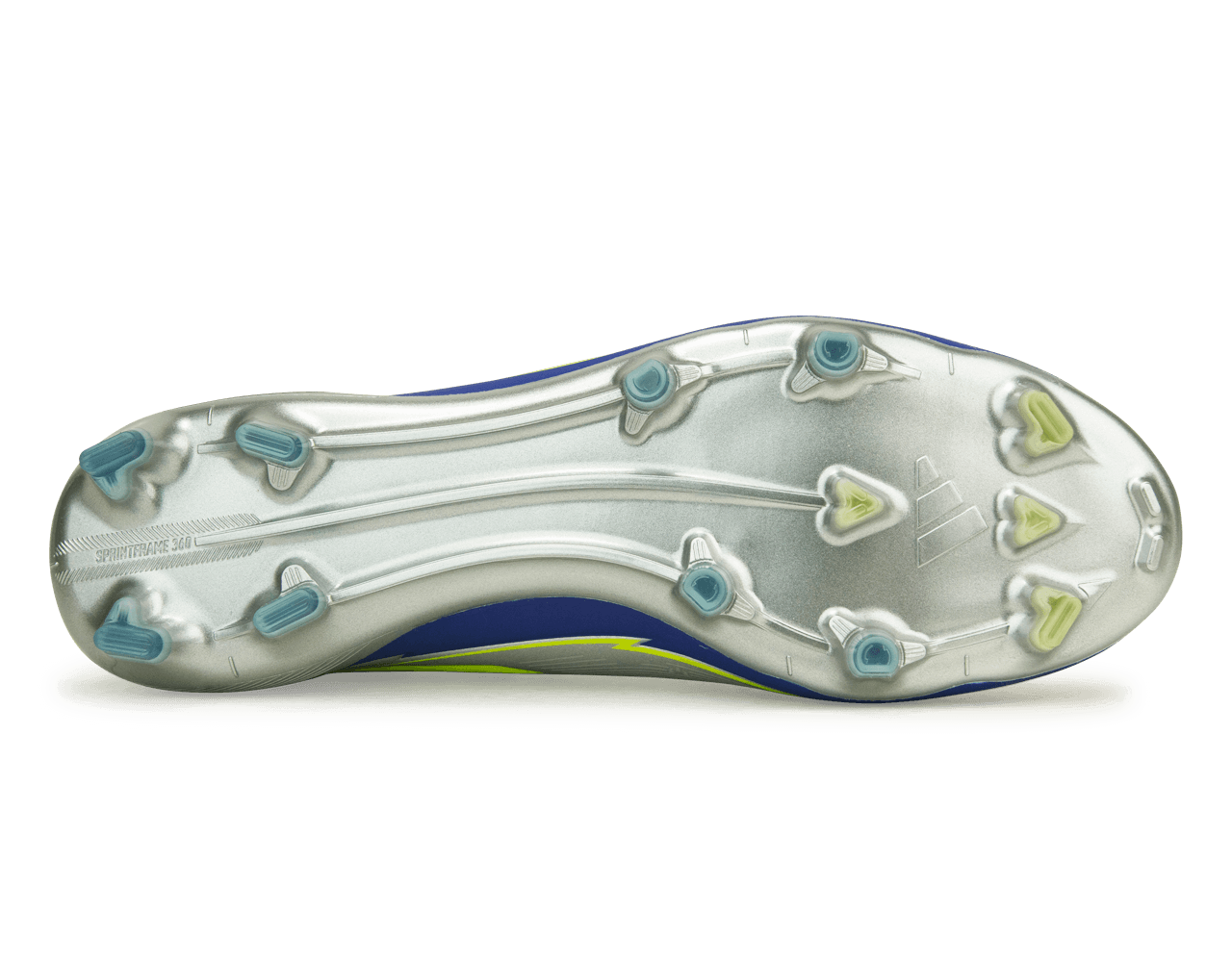 adidas Men's F50 Elite Messi FG Silver/Volt/Blue