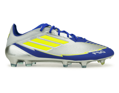 adidas Men's F50 Elite Messi FG Silver/Volt/Blue
