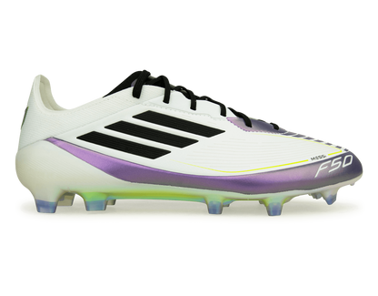 adidas Men's F50 Elite Messi FG White/Black/Purple
