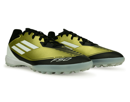 adidas Men's F50 League Messi TF Gold/White/Black