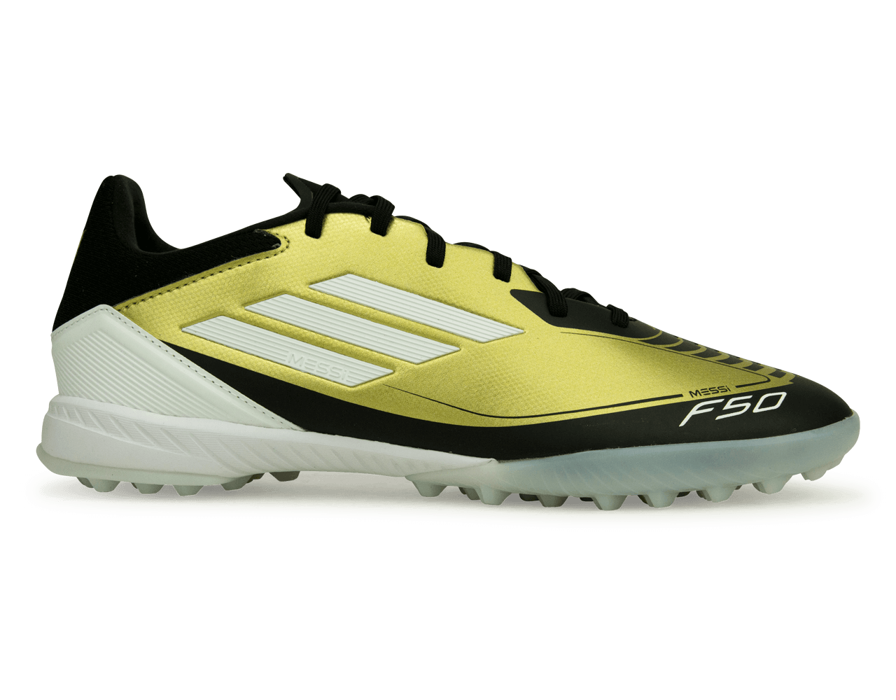 adidas Men's F50 League Messi TF Gold/White/Black