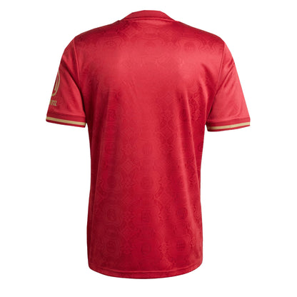 adidas Men's FC Bayern Munich 2025 125th-Year Anniversary Jersey Maroon/Gold